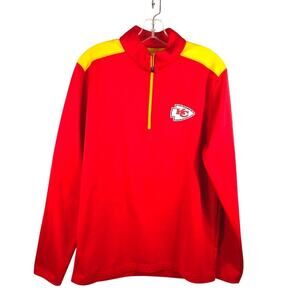 Kansas City Chiefs M 1/4 Zip Pullover KC NFL
